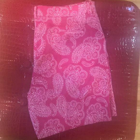Jones of New York pink Paisley shorts - Picture 3 of 3